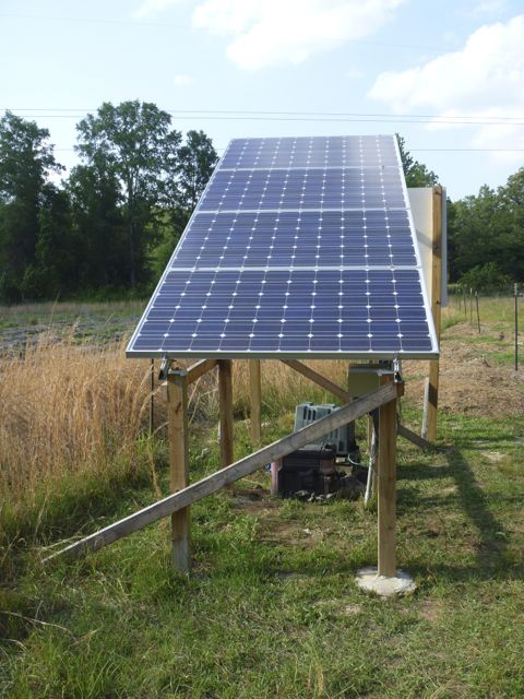 Solar well pump, 1+acres, watermellons and goats
